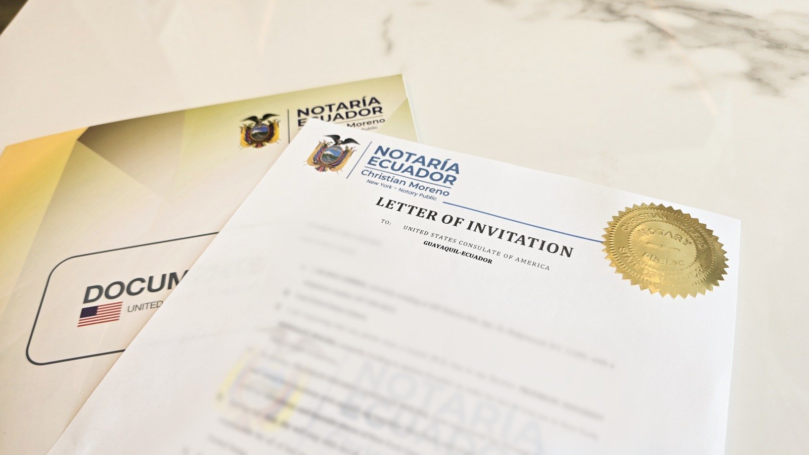 Cartas de Invitación